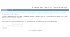 Desktop Screenshot of evaldocente.udes.edu.co